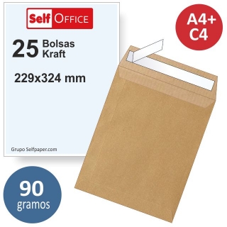 Pack 25 sobres, bolsas,